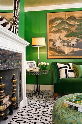 Decoración de Salas de color Verde | Cómo arreglar los Muebles en una