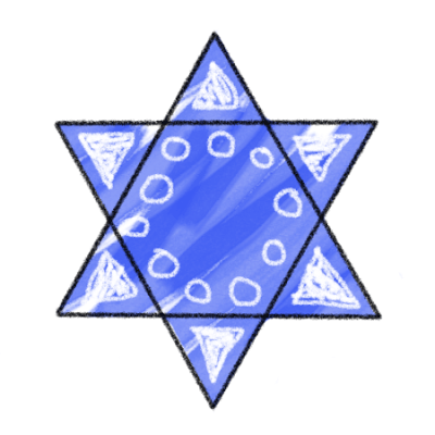NAMC montessori activities hanukkah shapes and numbers star of david geometric insets