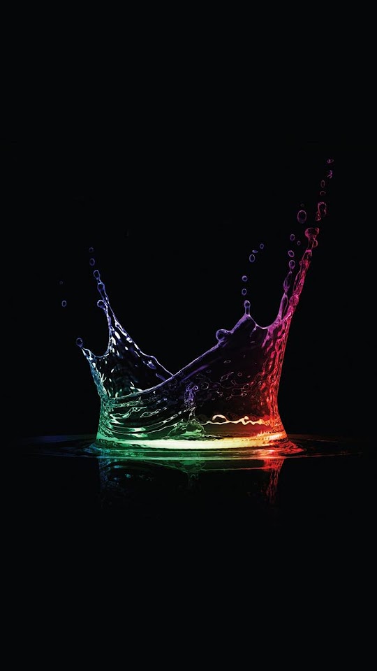 Color Water Splash  Galaxy Note HD Wallpaper
