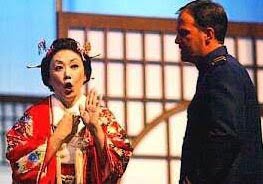 Donal as Pinkerton in "Madama Butterfly" with Miyuki Morimoto in Malaysia.