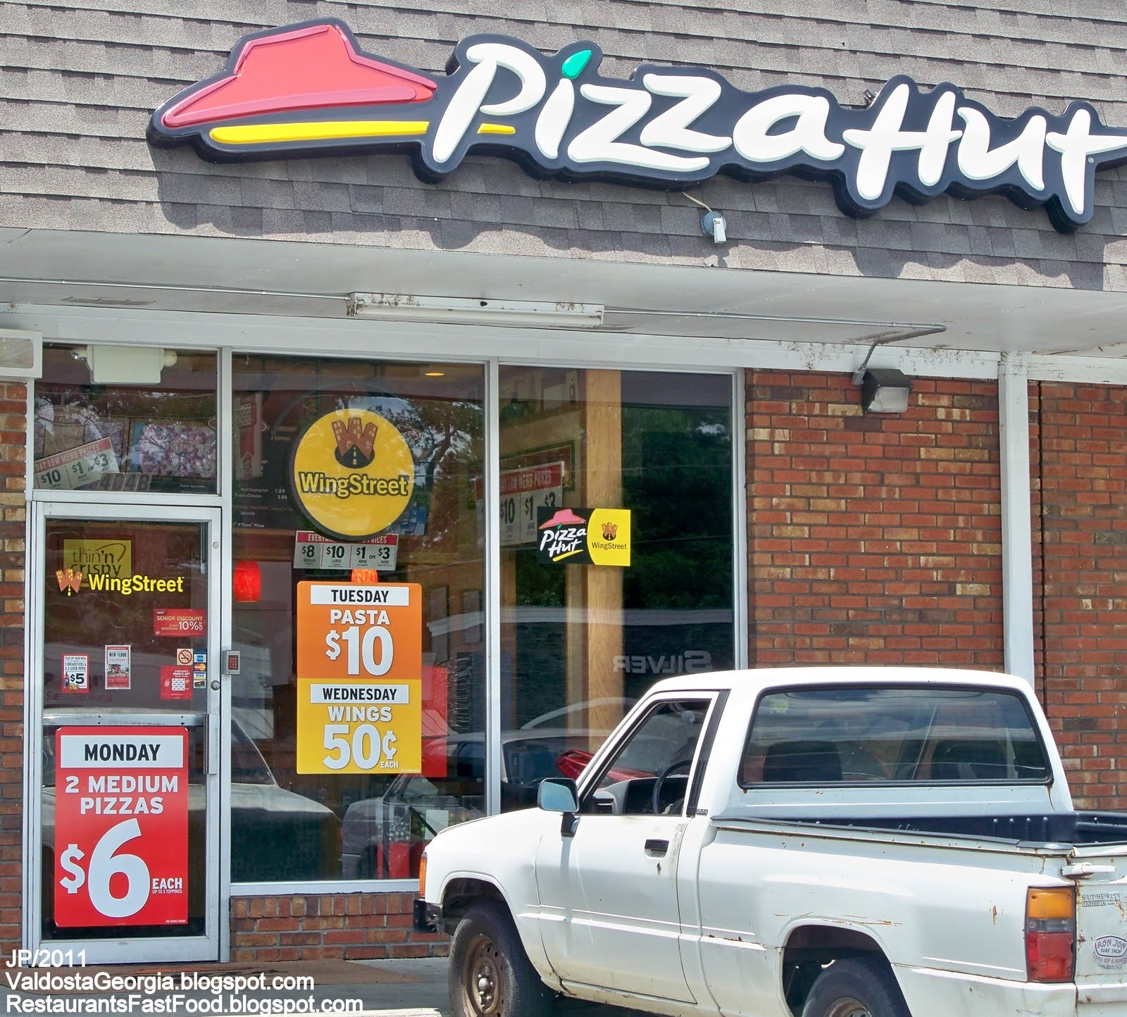 Restaurant Fast Food Menu McDonald's DQ BK Hamburger Pizza Mexican Taco