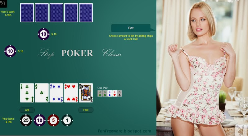 Free Game Of Strip Draw Poker Online Screenshot