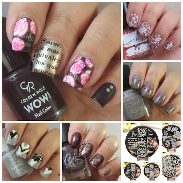 The Clockwise Nail Polish: Born Pretty Store 76-80 Stamping Plate Set Review