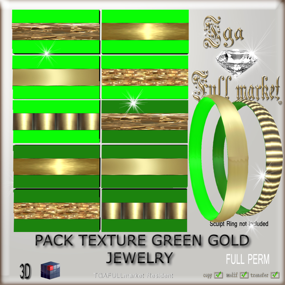 * SCULPT JEWELRY and MORE * Pack Textures Jewelry