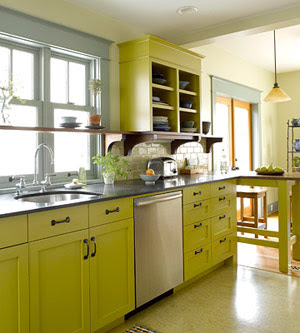 My Mini House of Style: Colorful Kitchen Cabinets...
