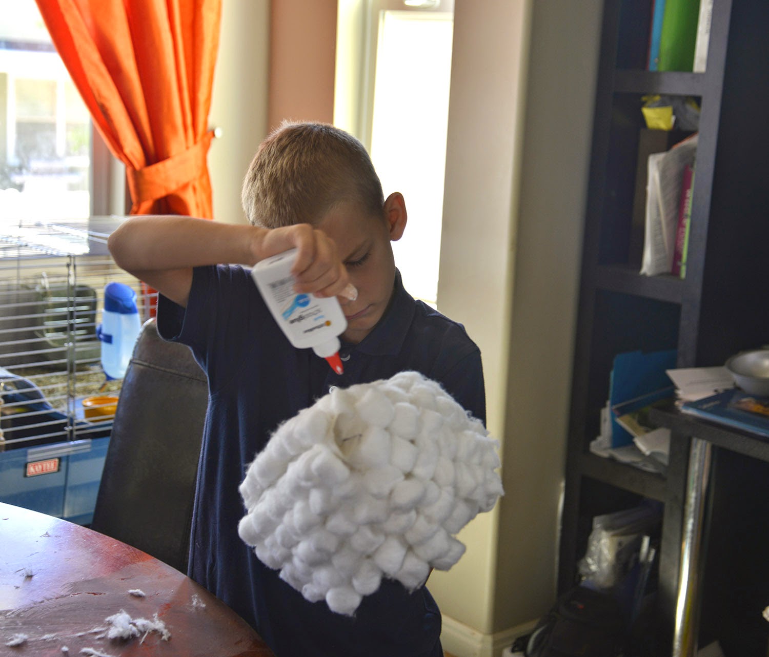 Wigs With Cotton Balls