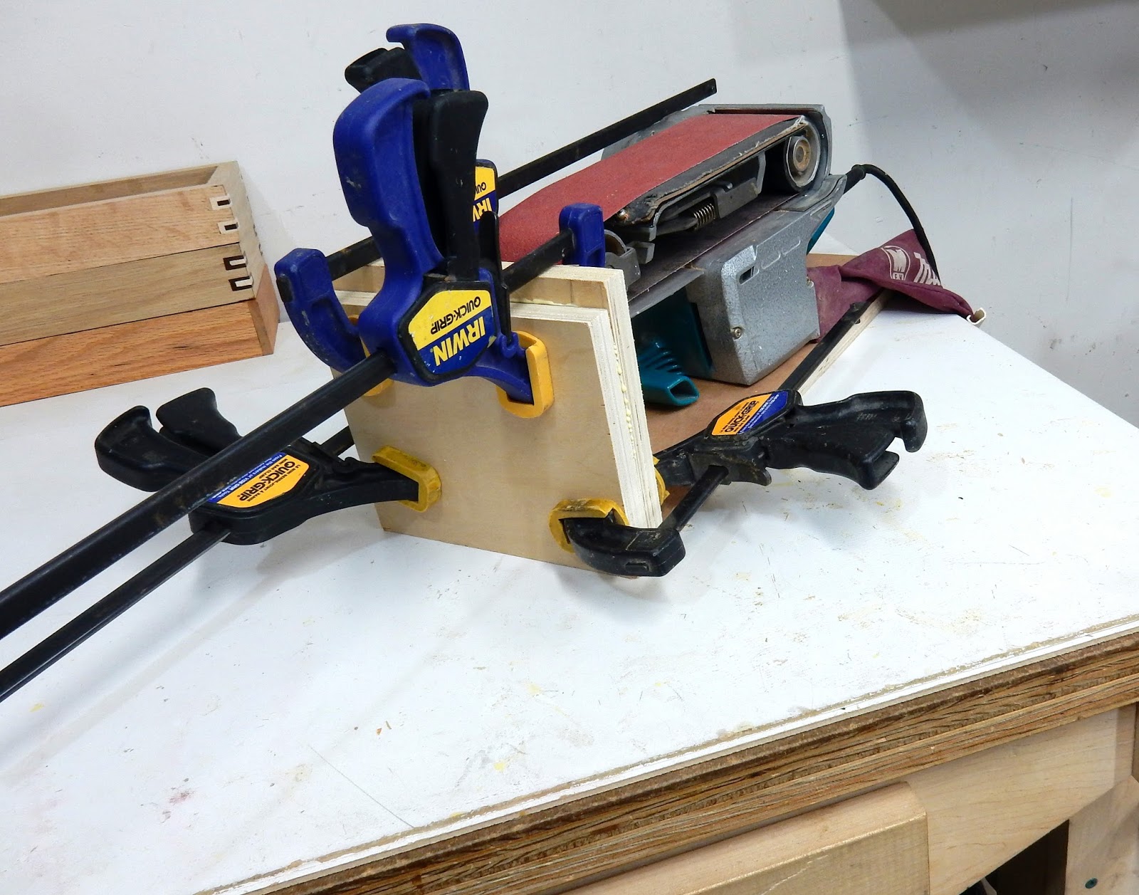 Jax Design Belt Sander Stand Can Sit In 3 Positions
