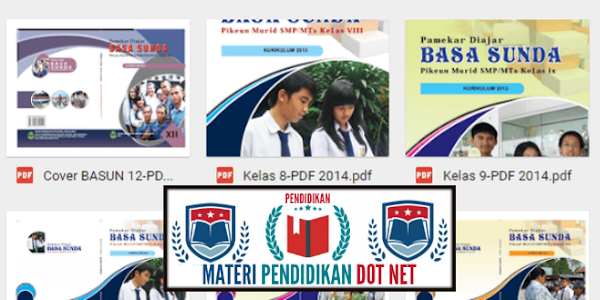 Buku Siswa Bahasa Sunda SD MI SMP MTs SMA SMK MA MAK Lengkap Terbaru
Tahun 2018/2019