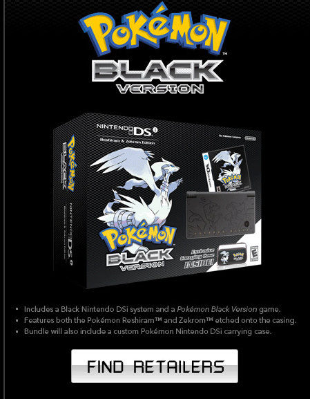 Nintendo distribuirá Pokémons lendários das capas de Black e White