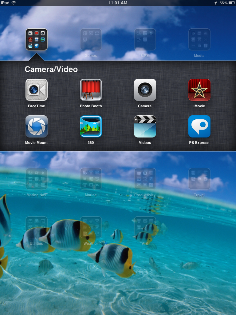 iMarine Apps Organize Your iPad Apps