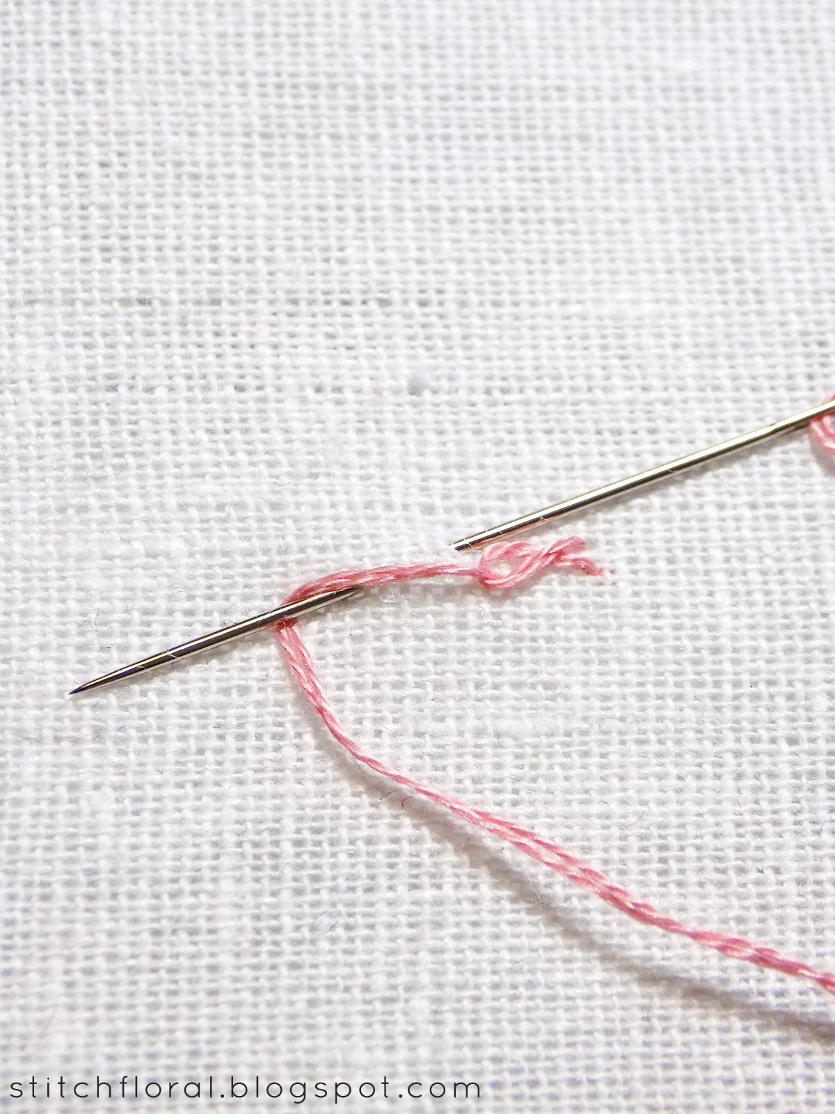 Twisted chain stitch, Rosette chain stitch and Oyster stitch learn 3