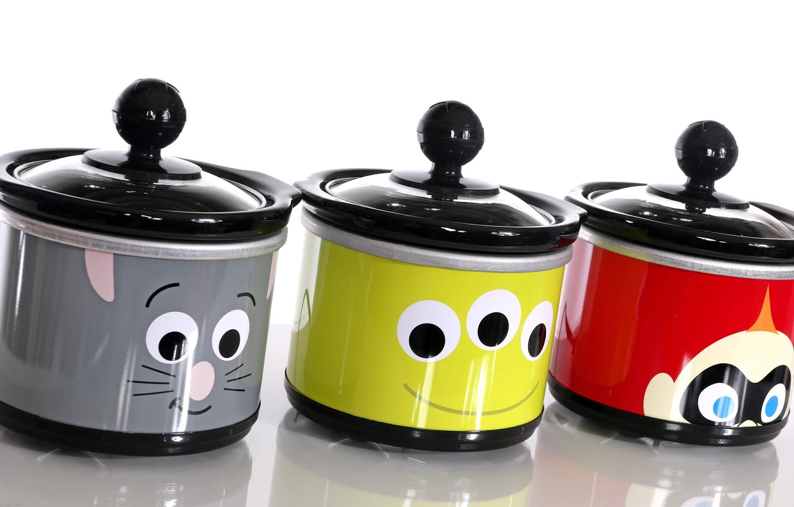 Disney Pixar Characters Mini Slow Cookers, 3-pack 