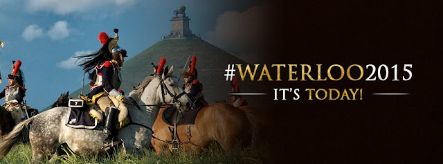 Schlacht von Waterloo ,Napoleonic wars, Reenactment, Waterloo 2015 