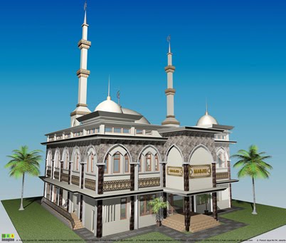 GAMBAR DESAIN MASJID MINIMALIS MODERN - Inspirasi Desain 