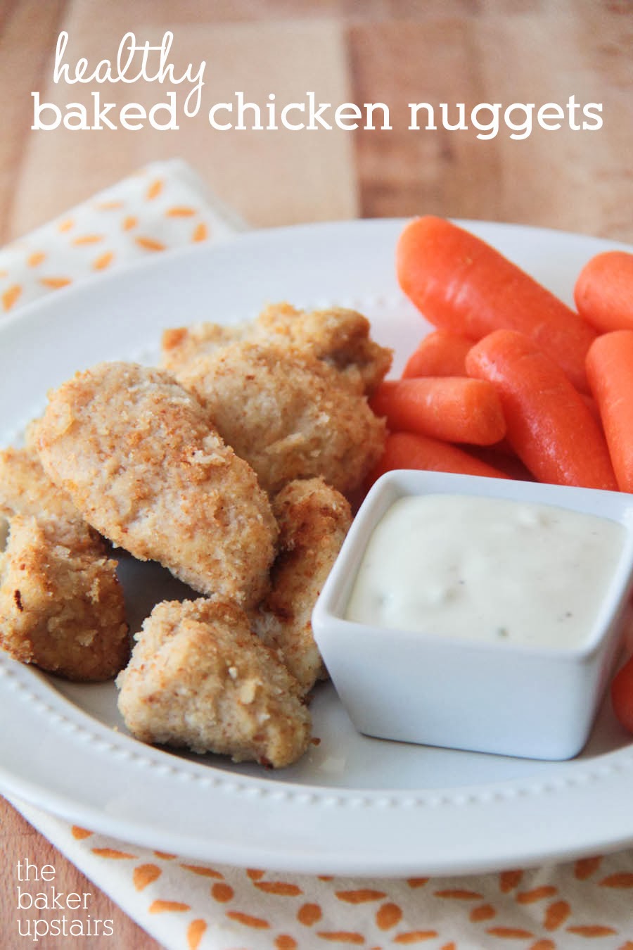 healthy baked chicken nuggets