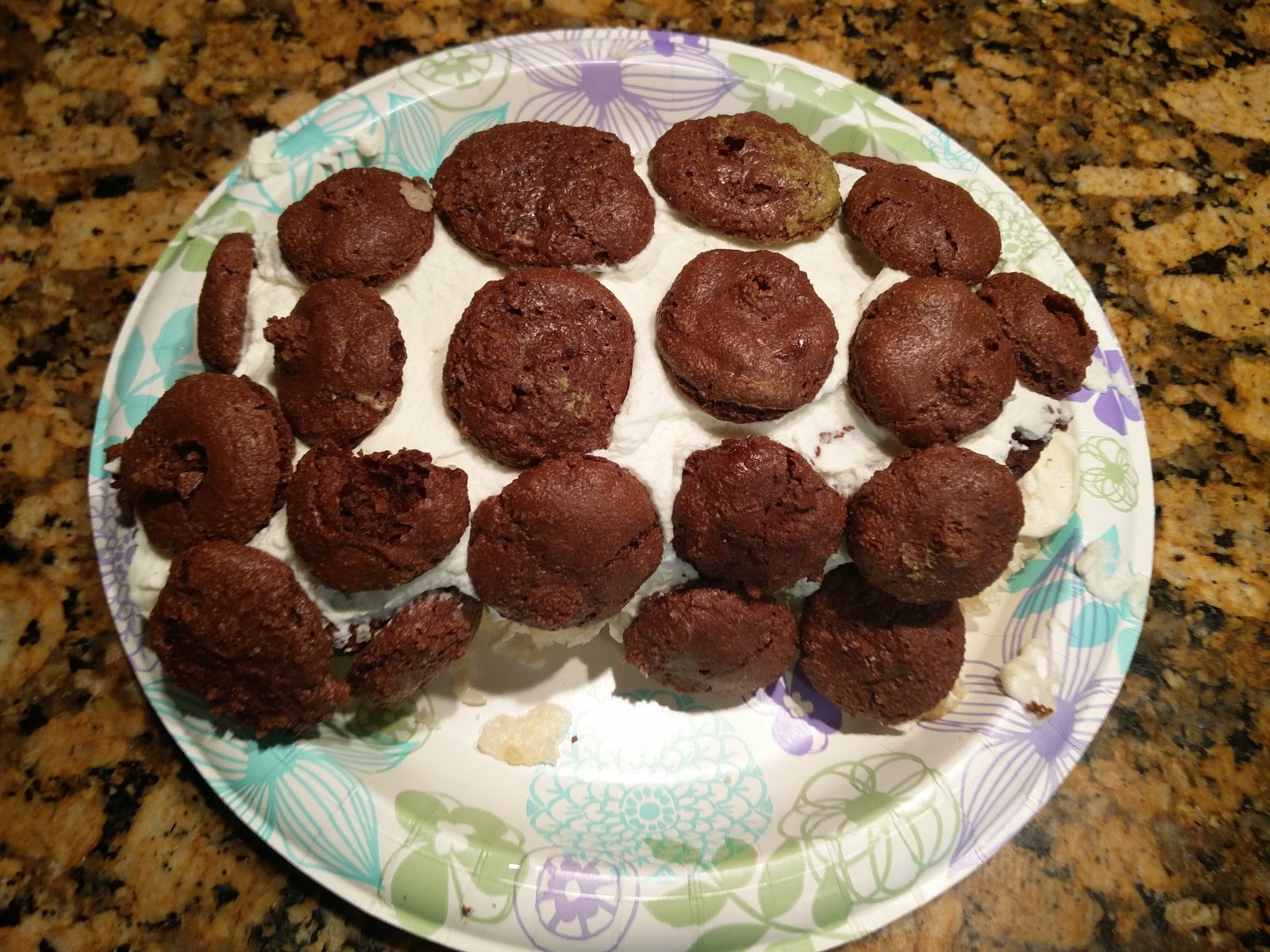 Nick and Alona Kitchen Meringue Whipped Cream Cake aka failed french