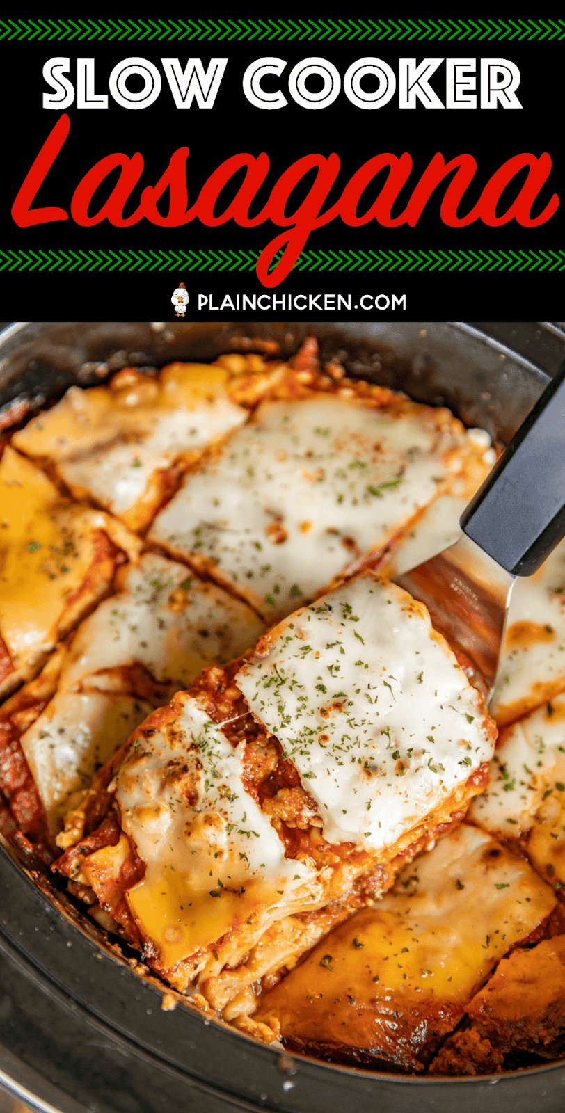 Slow Cooker Lasagna | Plain Chicken®