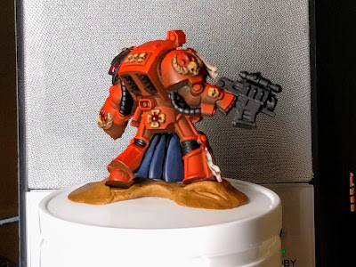 I am still not sure I like my parchment effect Parchment and Bone back Brother Deino model