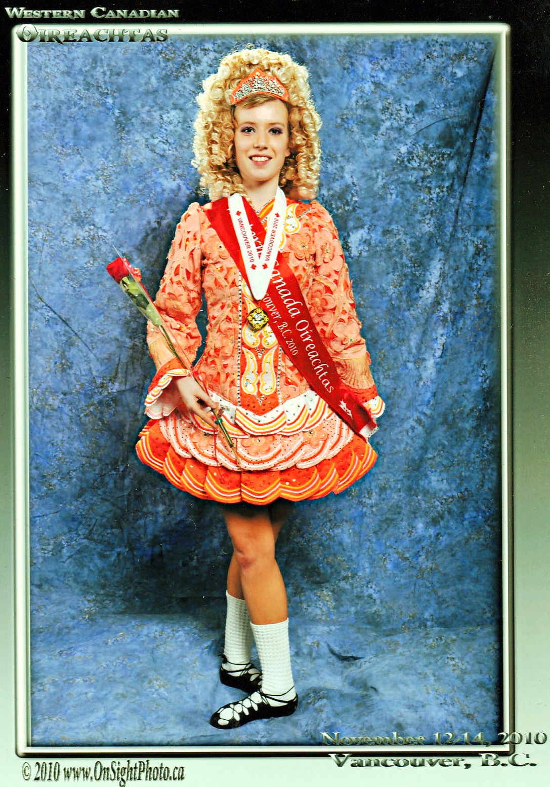 Flying Colours Dancewear Used Dress For Sale Orange, L10