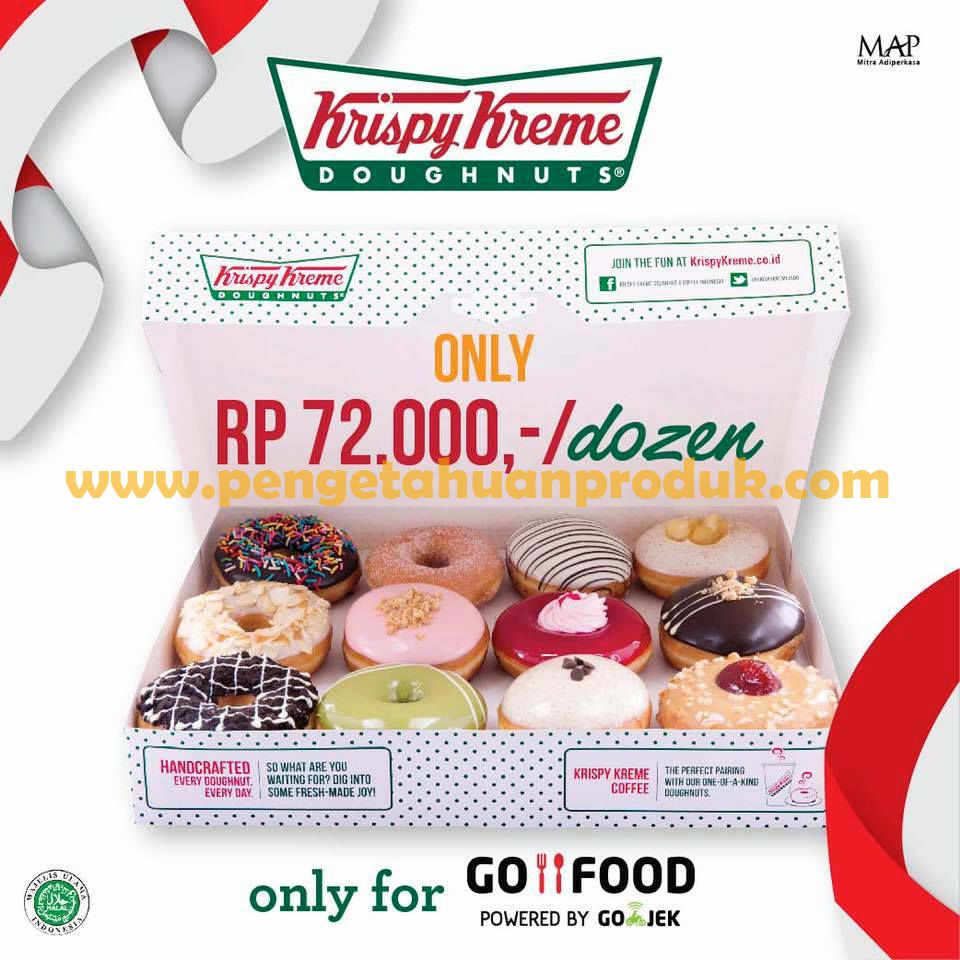 Promo Krispy Kreme Harga 1 Lusin Donat Rp 72 Ribu