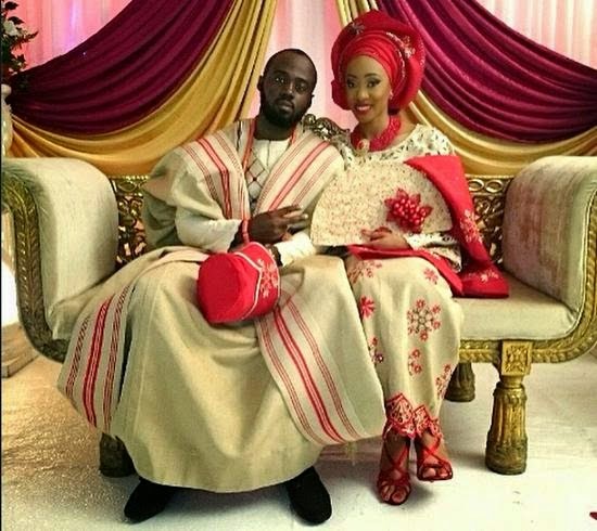 the couple,Tobi,son of Pastor Ashimolowo holds traditional wedding