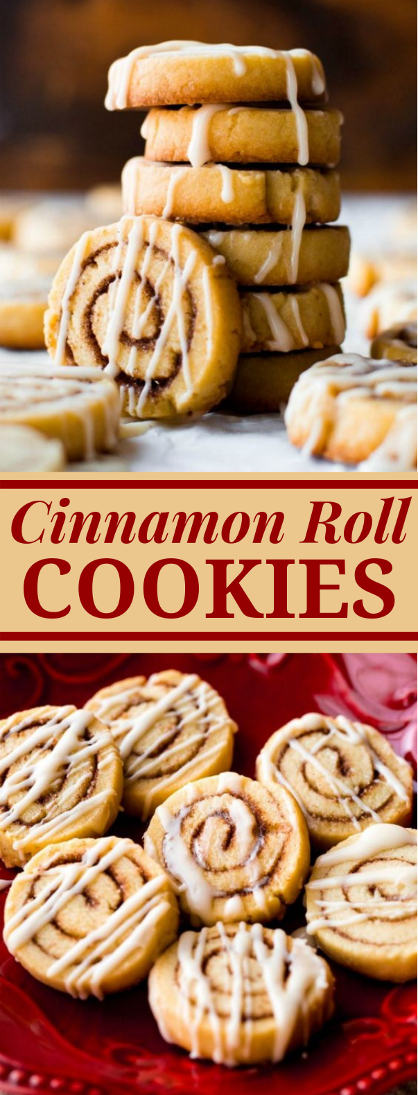 Cinnamon Roll Cookies #dessert #christmas