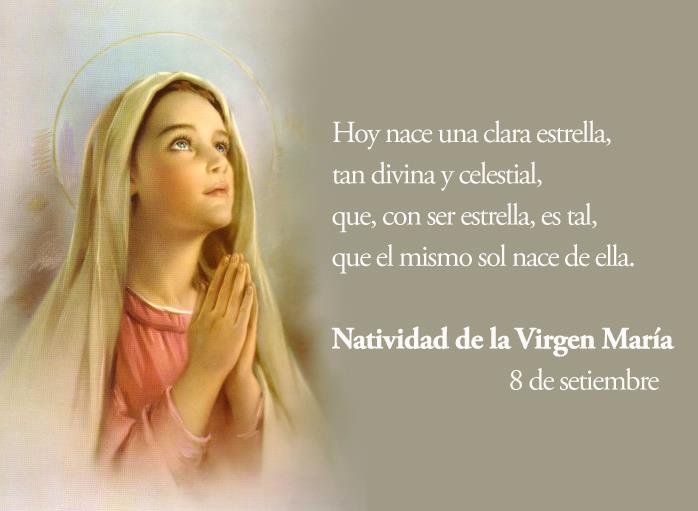 Rosanadesiempre Fiesta De La Natividad De La Virgen María
