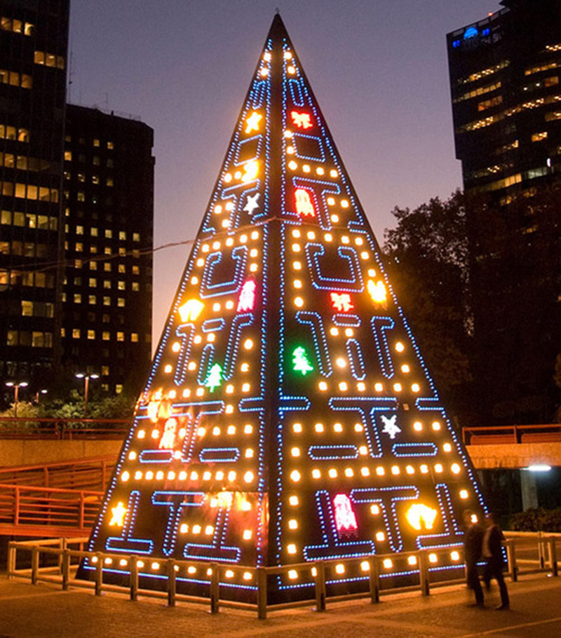 The Pac Man Christmas Tree