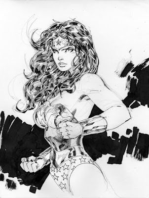 Wonder Woman drawing by Jim Lee