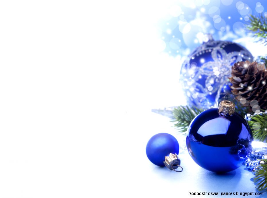 Blue Christmas Ornaments Pictures  Photos