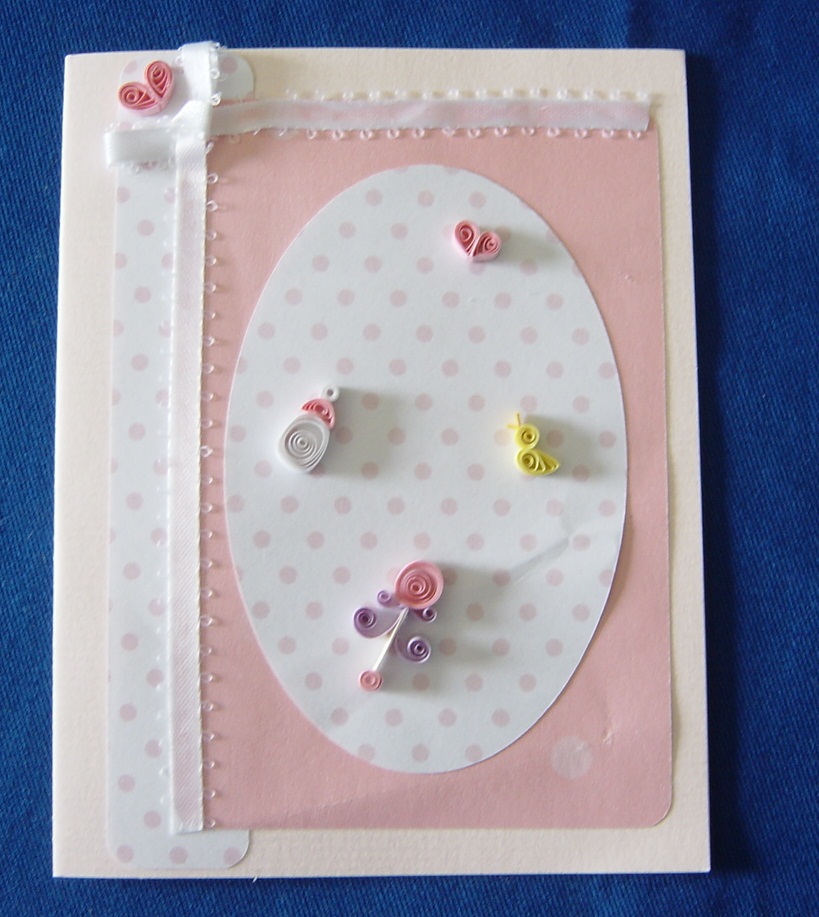 Quilled Baby Cards Not Just Embroidery!