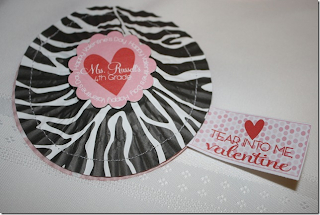 Valentine Candy Pouches made from Cupcake Liners
