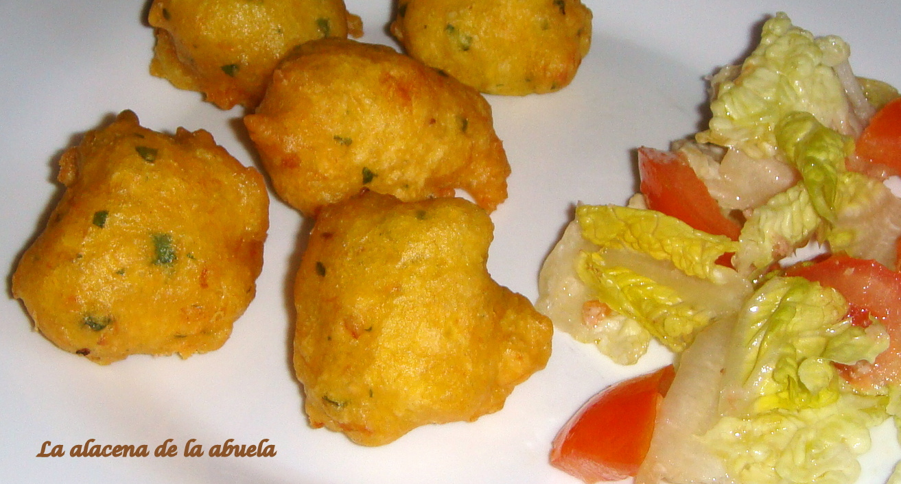 La alacena de la abuela Carmen BUÑUELOS DE BACALAO