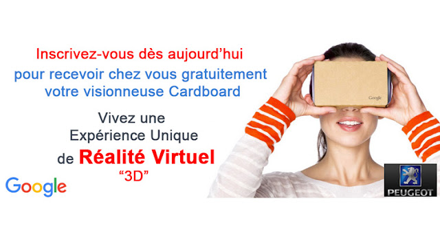 Cardboard Offerte Gratuitement par Pegeot ! Cardboard Offerte Gratuitement par Pegeot !