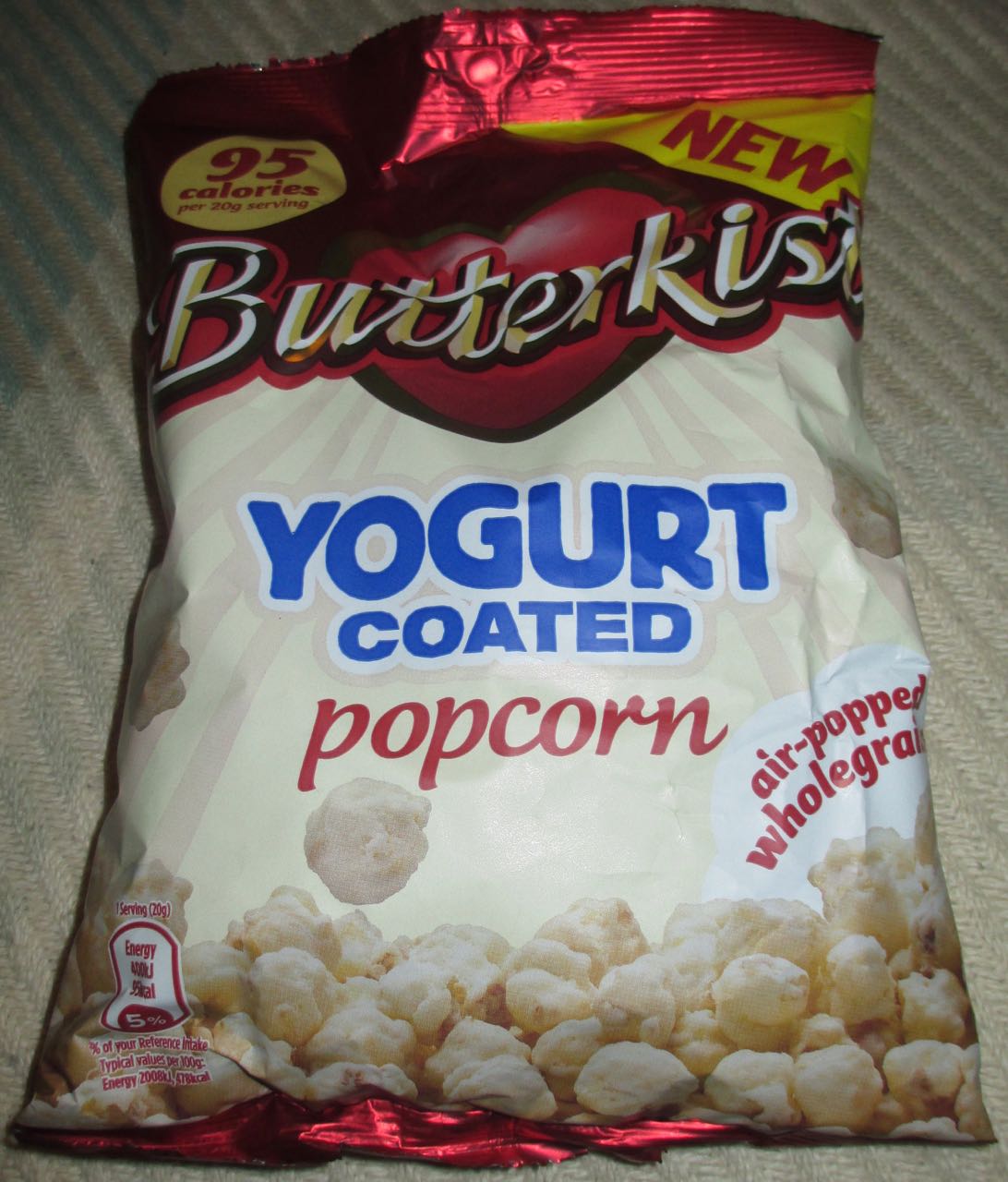 FOODSTUFF FINDS New Butterkist Yoghurt Coated Popcorn (Asda) [By Cinabar]