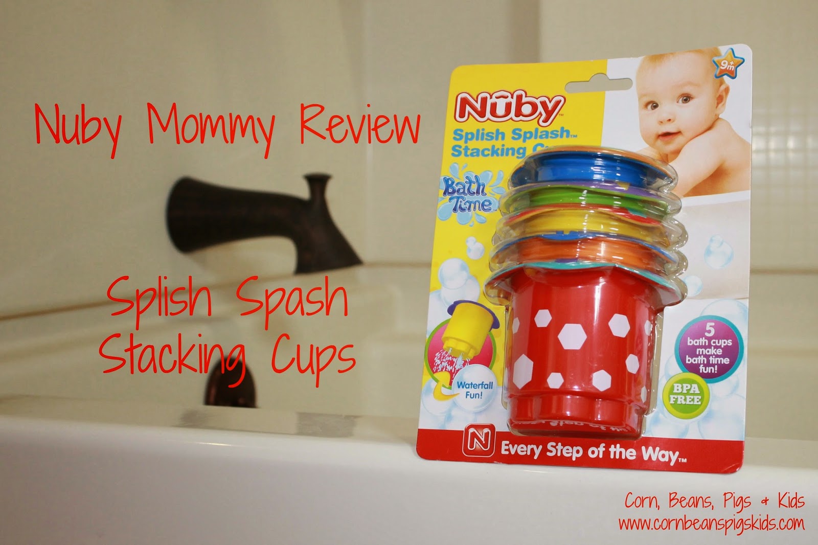Nuby Mommy Review - Splish Splash Stacking Cups
