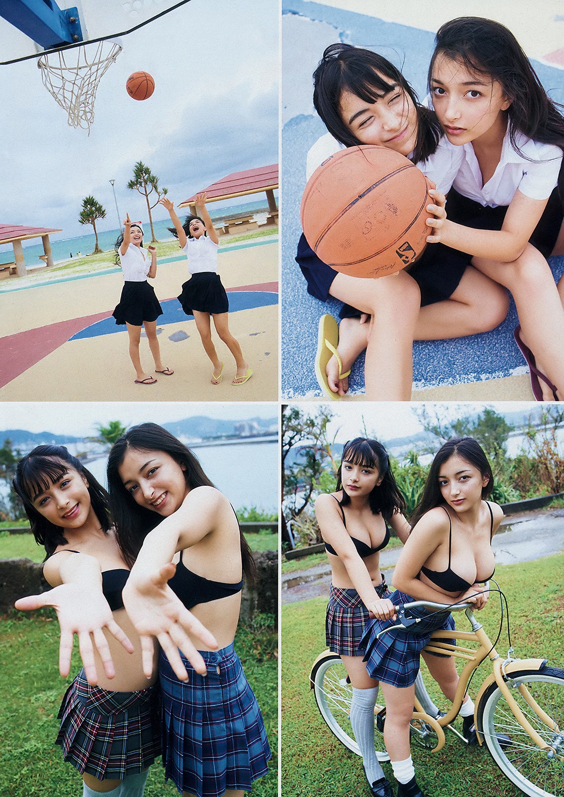 Erika えりか & Marina まりな, Young Magazine 2019 No.01 (ヤングマガジン 2019年1号)