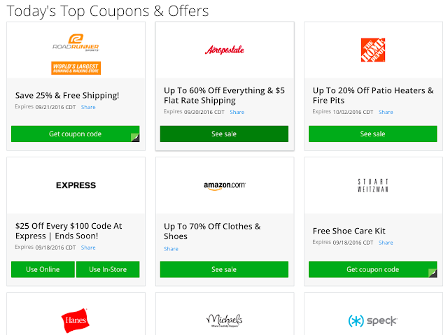 coupons online