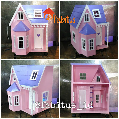 Rumah Boneka Barbie Villa Kecil