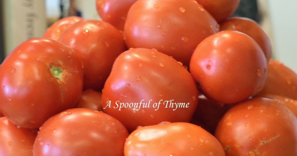 Roasted Tomatoes with Balsamic Vinegar and Fresh Basil