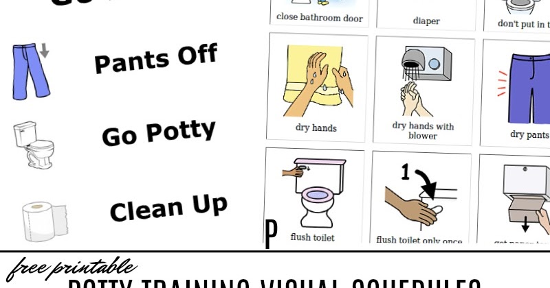 Free Potty Training Visual Schedules And Next Comes L Hyperlexia Resources
