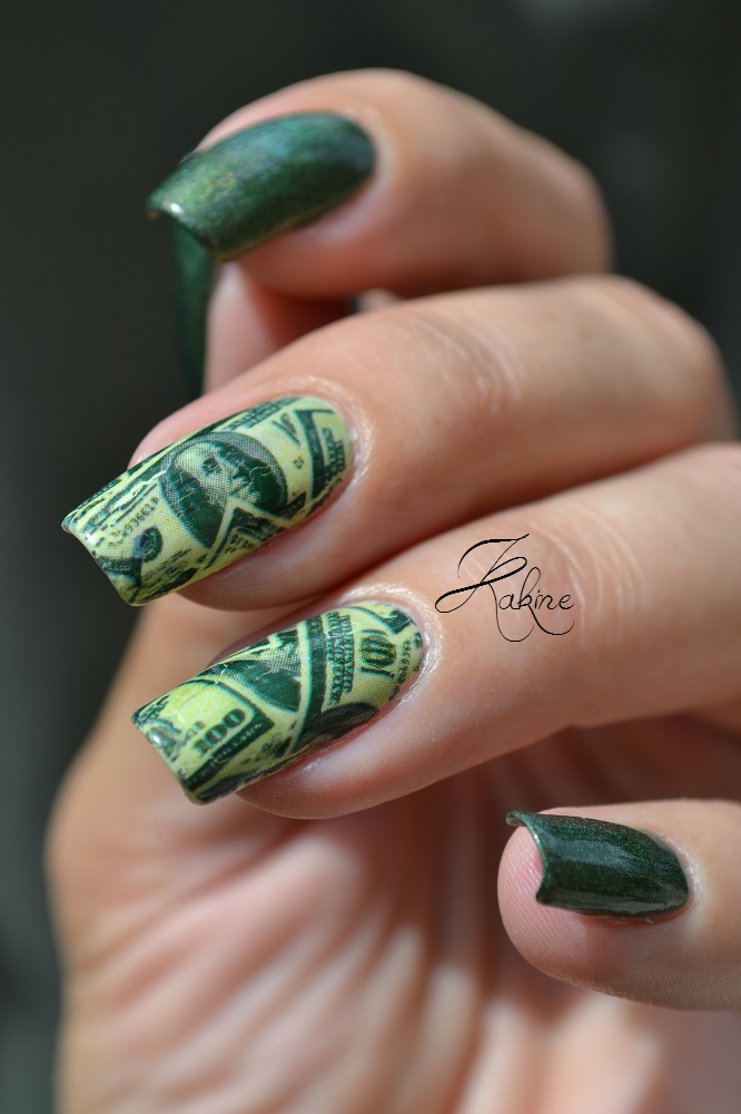 Kakine Nail Art Dollar bills