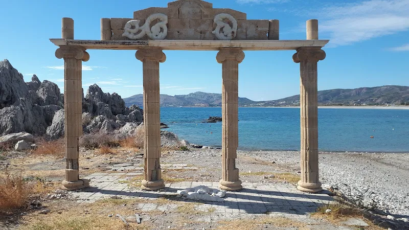 Decaying Greek columns