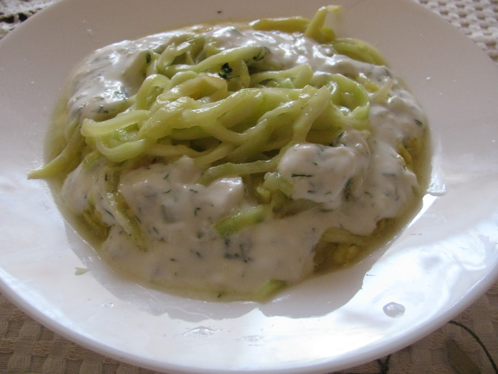 От моята кухня: Спагети от тиквички