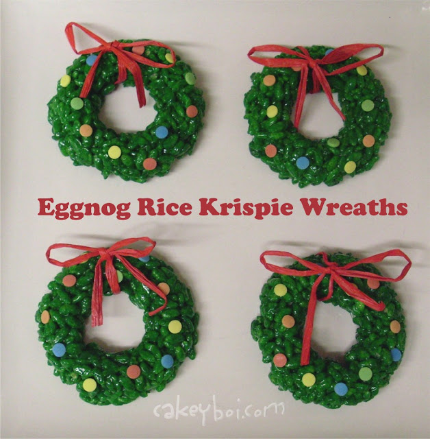 christmas rice krispie treats