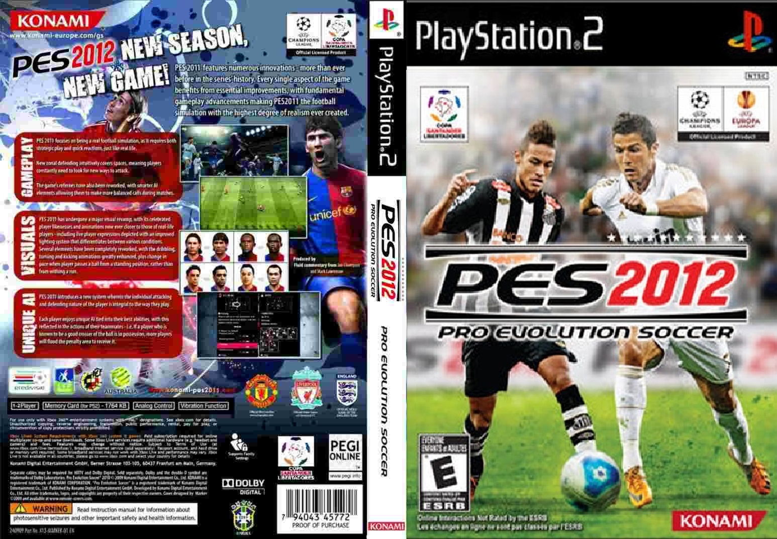 Museu dos Patches PS2: PES 2012 com Narração do Silvio Luiz