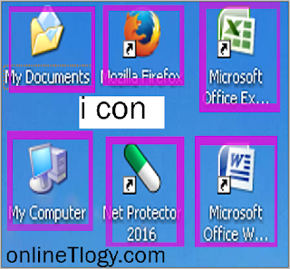 Computer i con onlineTlogy.com