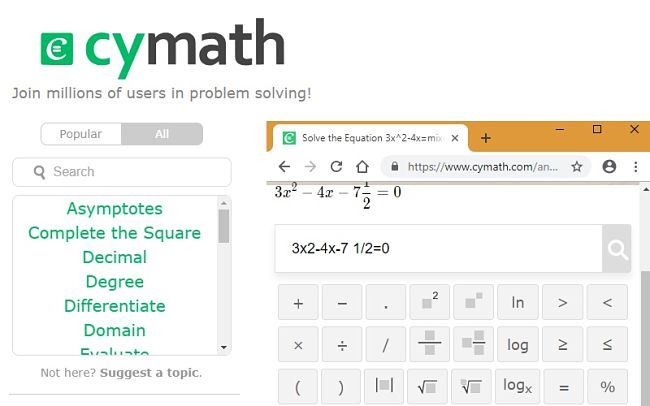 برنامج لحل مسائل الرياضيات مع الخطوات للايفون