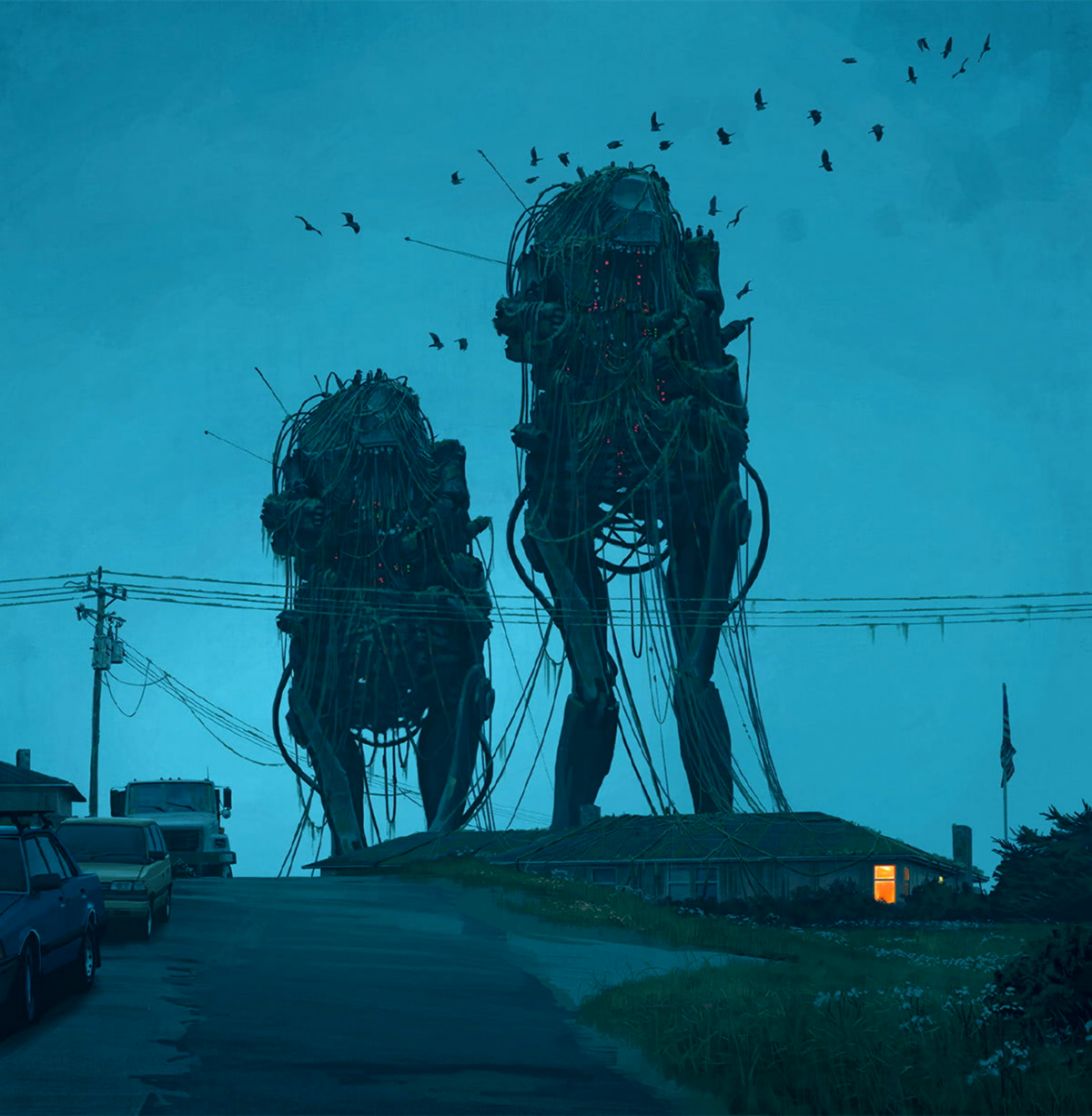 Behind the unsettling sci fi landscapes of Simon Stalenhags Behind the unsettling sci fi landscapes of Simon Stalenhags