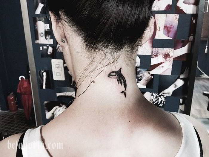 tatuaje de orca la ballena asesina
